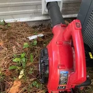 Can you clean a dryer vent with a leaf blower?