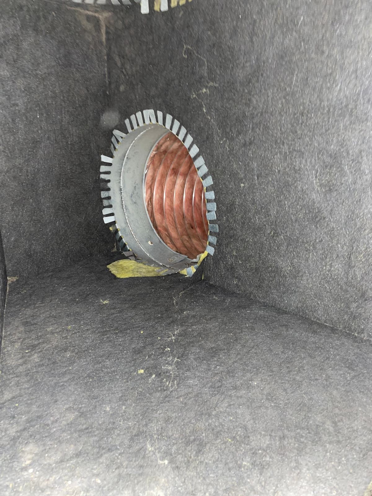 Clean plenum after hvac cleaning