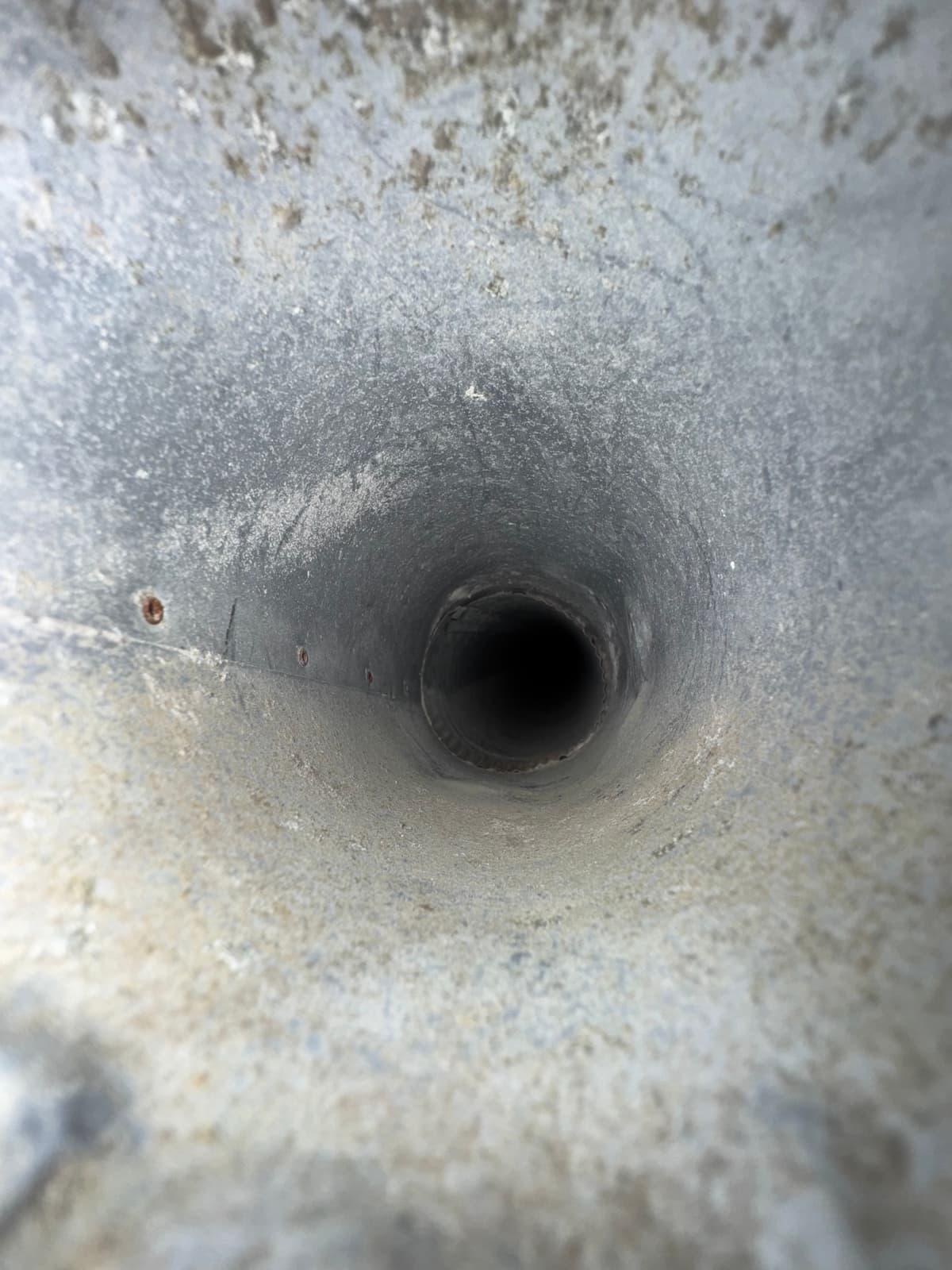 The same dryer vent after cleaning at a Bayonet Point home