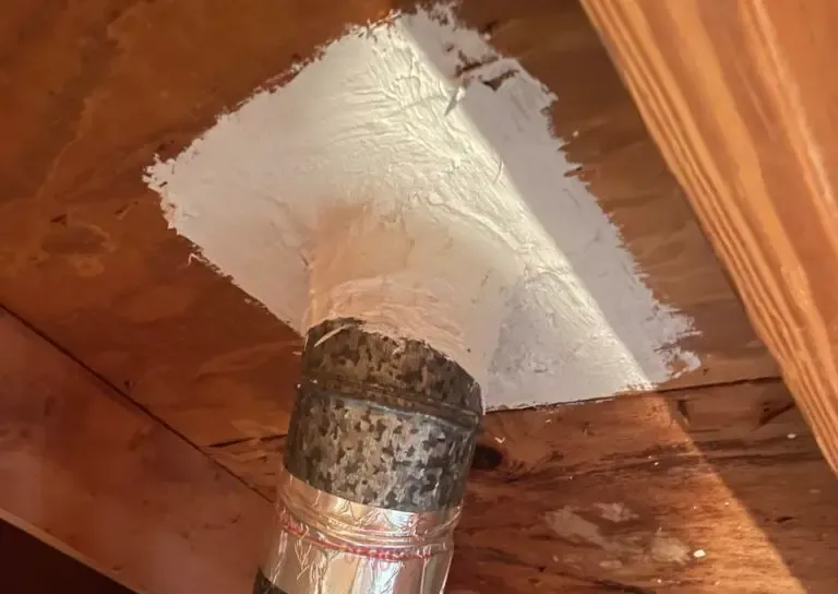 The same supply vent after cleaning
