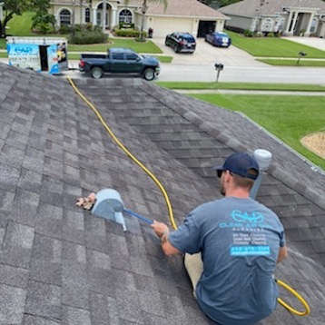 dryer vent cleaning from the roof